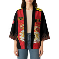 Custom Belgium Football 2026 Kimono Red Devils Pride - Wonder Print Shop
