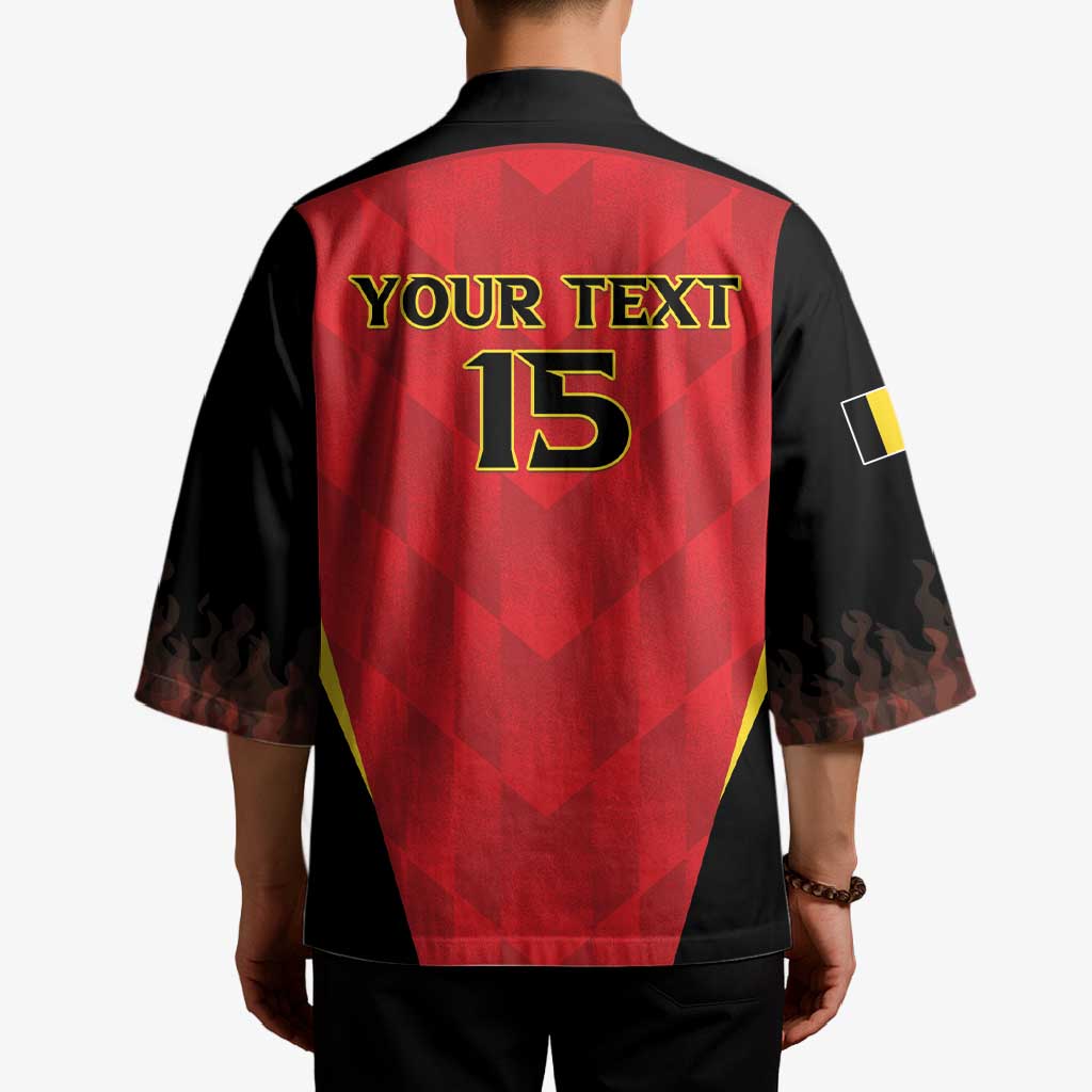 Custom Belgium Football 2026 Kimono Red Devils Pride - Wonder Print Shop