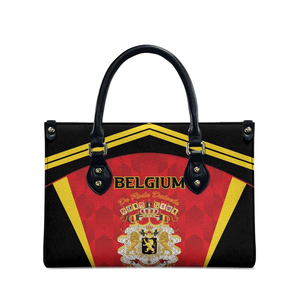 Belgium Football 2026 Leather Bag Red Devils Pride - Wonder Print Shop