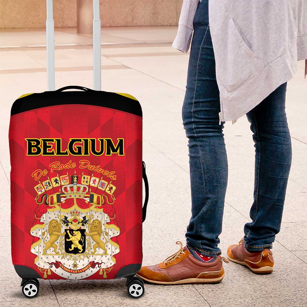 Belgium Football 2026 Luggage Cover Red Devils Pride - Wonder Print Shop