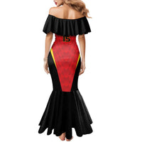 Custom Belgium Football 2026 Mermaid Dress Red Devils Pride - Wonder Print Shop