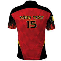 Custom Belgium Football 2026 Polo Shirt Red Devils Pride - Wonder Print Shop