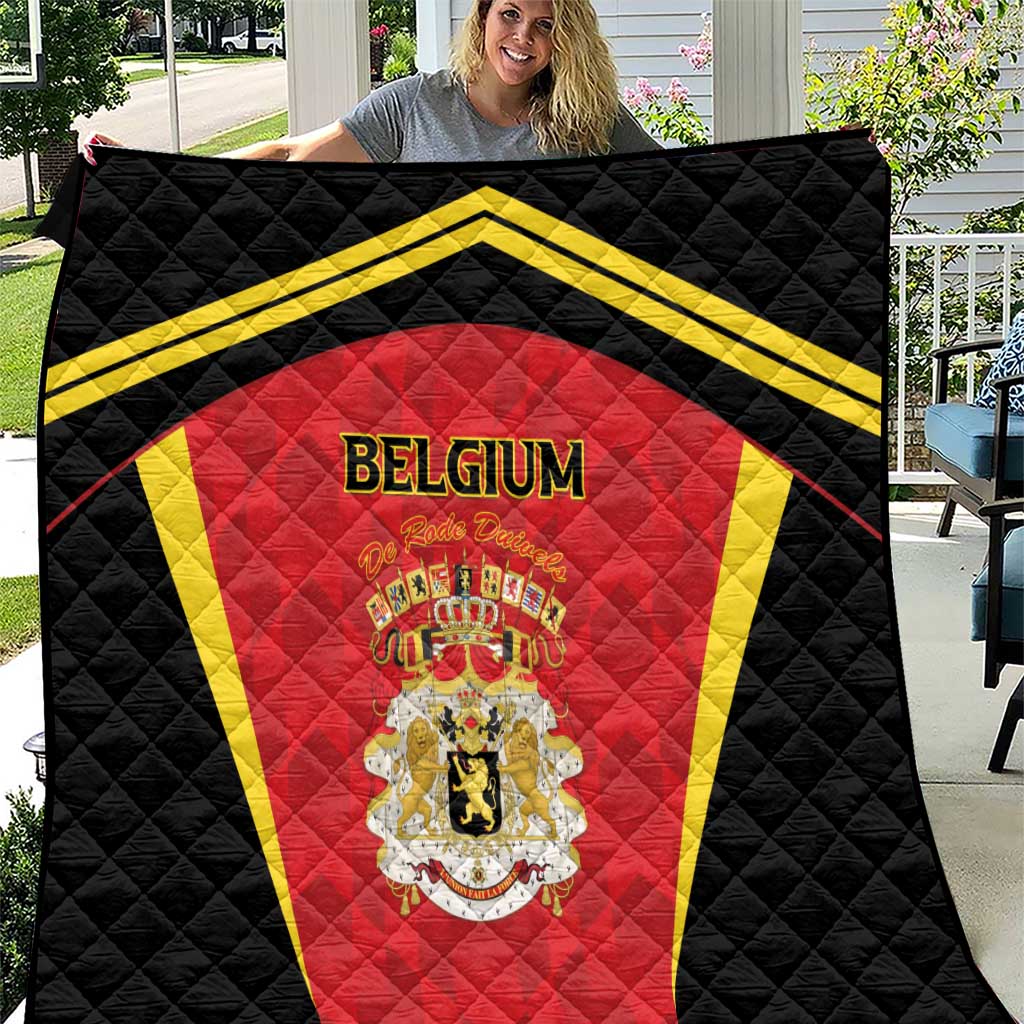 Belgium Football 2026 Quilt Red Devils Pride - Wonder Print Shop