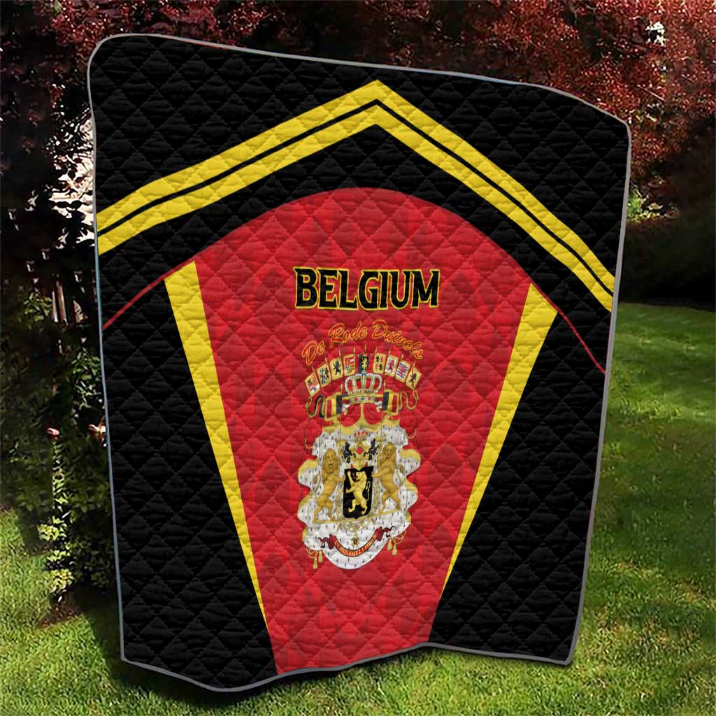 Belgium Football 2026 Quilt Red Devils Pride - Wonder Print Shop