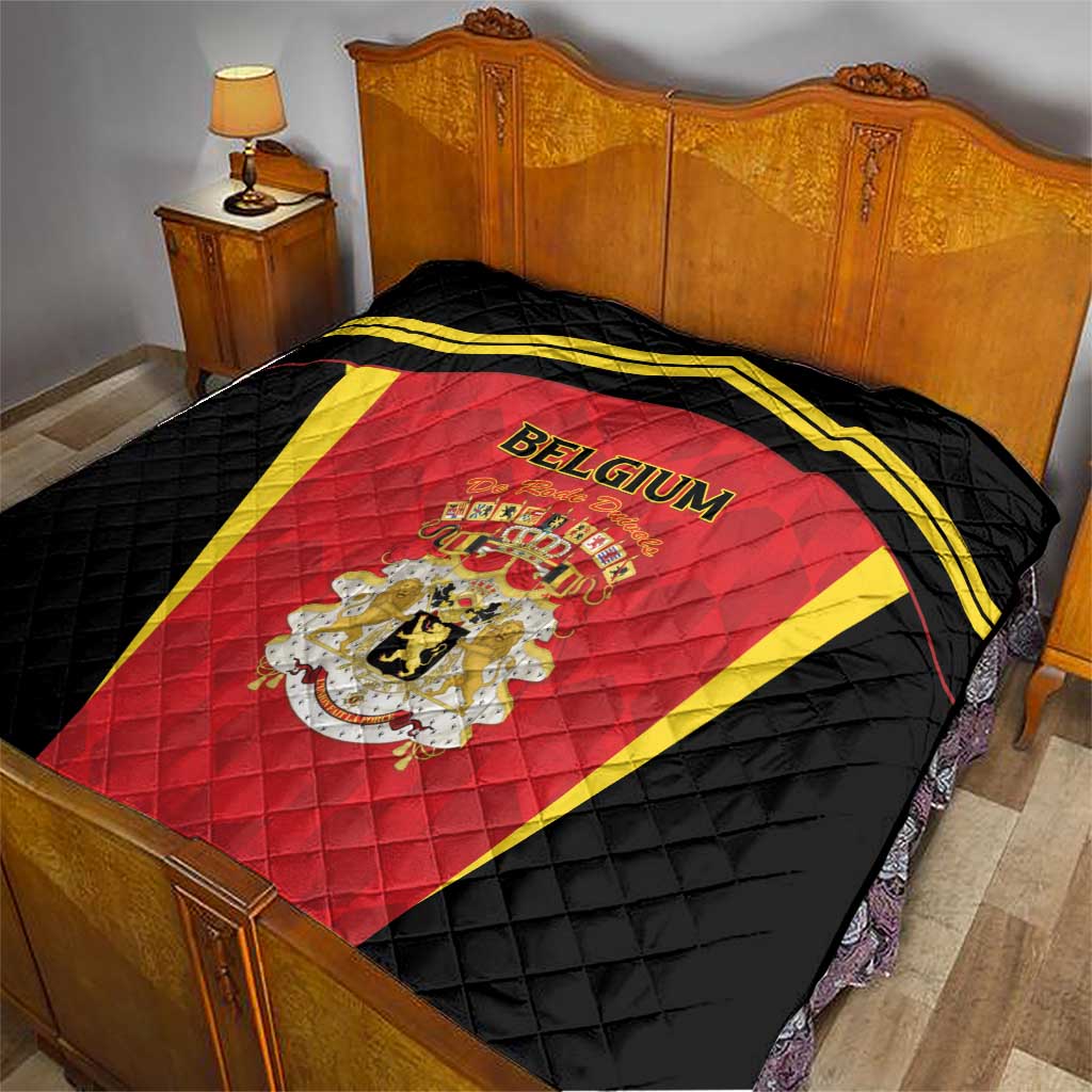 Belgium Football 2026 Quilt Red Devils Pride - Wonder Print Shop