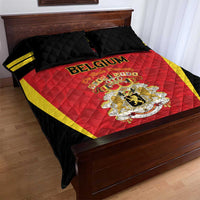 Belgium Football 2026 Quilt Bed Set Red Devils Pride - Wonder Print Shop