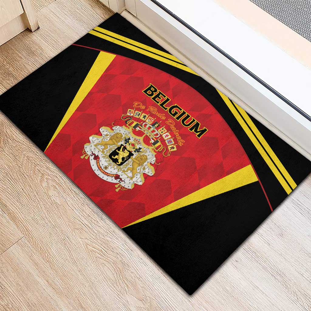 Belgium Football 2026 Rubber Doormat Red Devils Pride - Wonder Print Shop