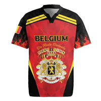 Custom Belgium Football 2026 Rugby Jersey Red Devils Pride - Wonder Print Shop