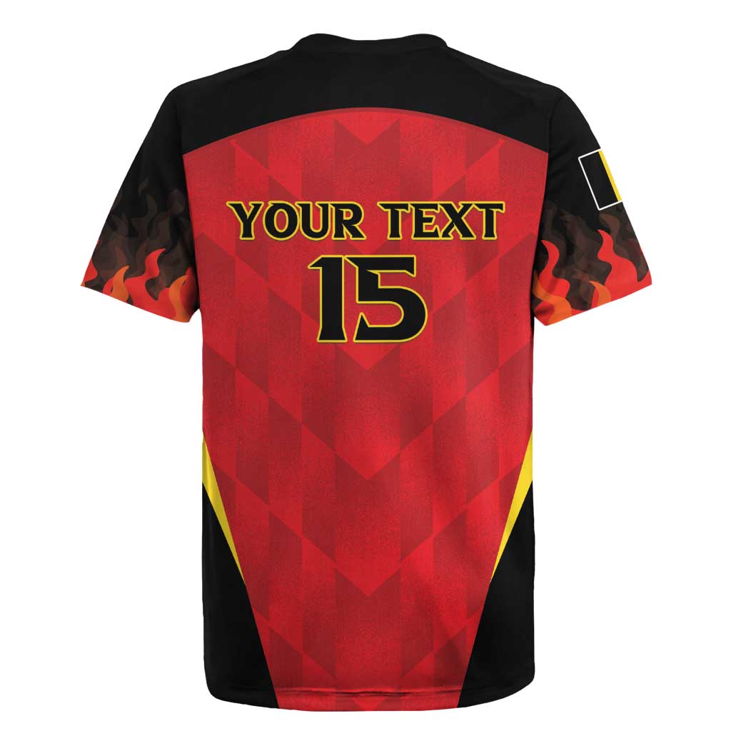Custom Belgium Football 2026 Rugby Jersey Red Devils Pride - Wonder Print Shop