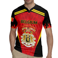 Custom Belgium Football 2026 Rugby Jersey Red Devils Pride - Wonder Print Shop
