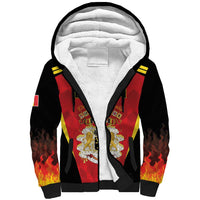 Custom Belgium Football 2026 Sherpa Hoodie Red Devils Pride - Wonder Print Shop