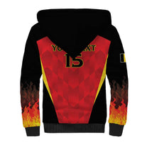 Custom Belgium Football 2026 Sherpa Hoodie Red Devils Pride - Wonder Print Shop