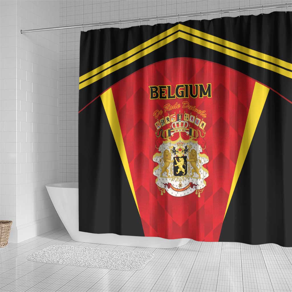 Belgium Football 2026 Shower Curtain Red Devils Pride - Wonder Print Shop