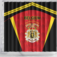 Belgium Football 2026 Shower Curtain Red Devils Pride - Wonder Print Shop
