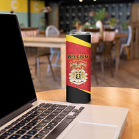 Custom Belgium Football 2026 Skinny Tumbler Red Devils Pride - Wonder Print Shop