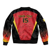 Custom Belgium Football 2026 Sleeve Zip Bomber Jacket Red Devils Pride - Wonder Print Shop