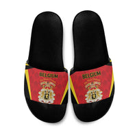 Belgium Football 2026 Slide Sandals Red Devils Pride - Wonder Print Shop