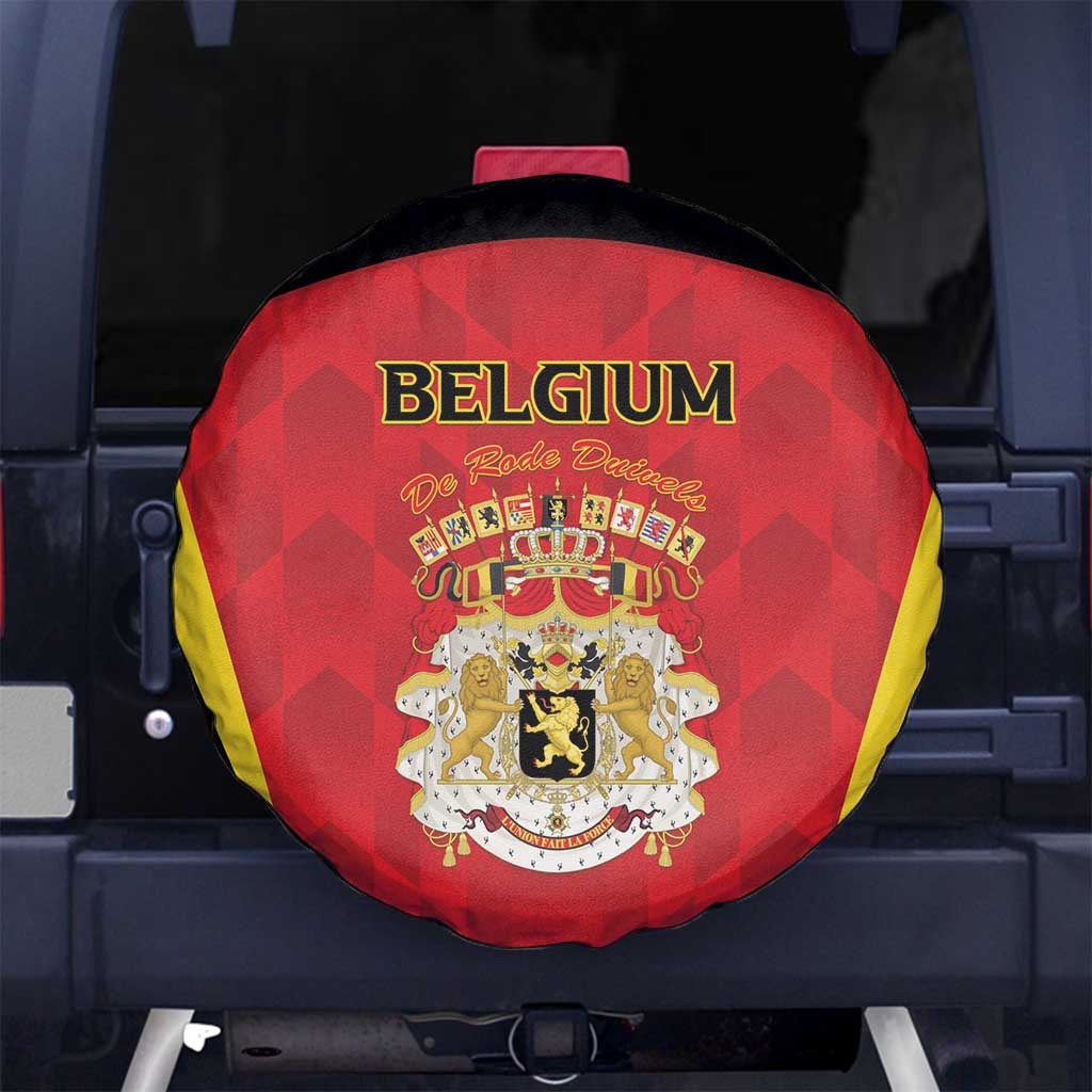 Belgium Football 2026 Spare Tire Cover Red Devils Pride - Wonder Print Shop