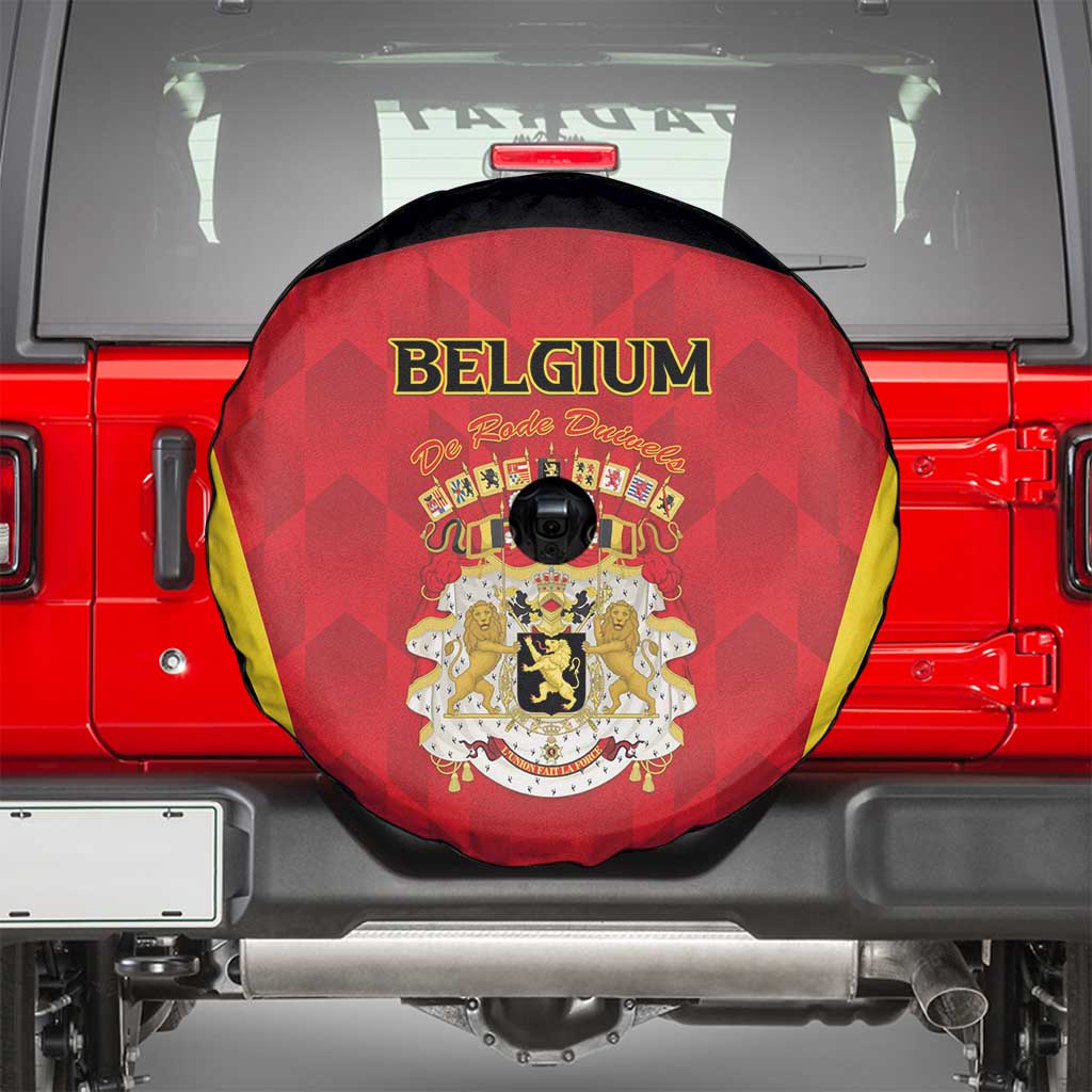 Belgium Football 2026 Spare Tire Cover Red Devils Pride - Wonder Print Shop