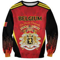 Custom Belgium Football 2026 Sweatshirt Red Devils Pride - Wonder Print Shop