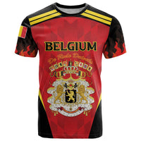 Custom Belgium Football 2026 T Shirt Red Devils Pride - Wonder Print Shop