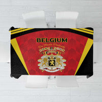Belgium Football 2026 Tablecloth Red Devils Pride - Wonder Print Shop