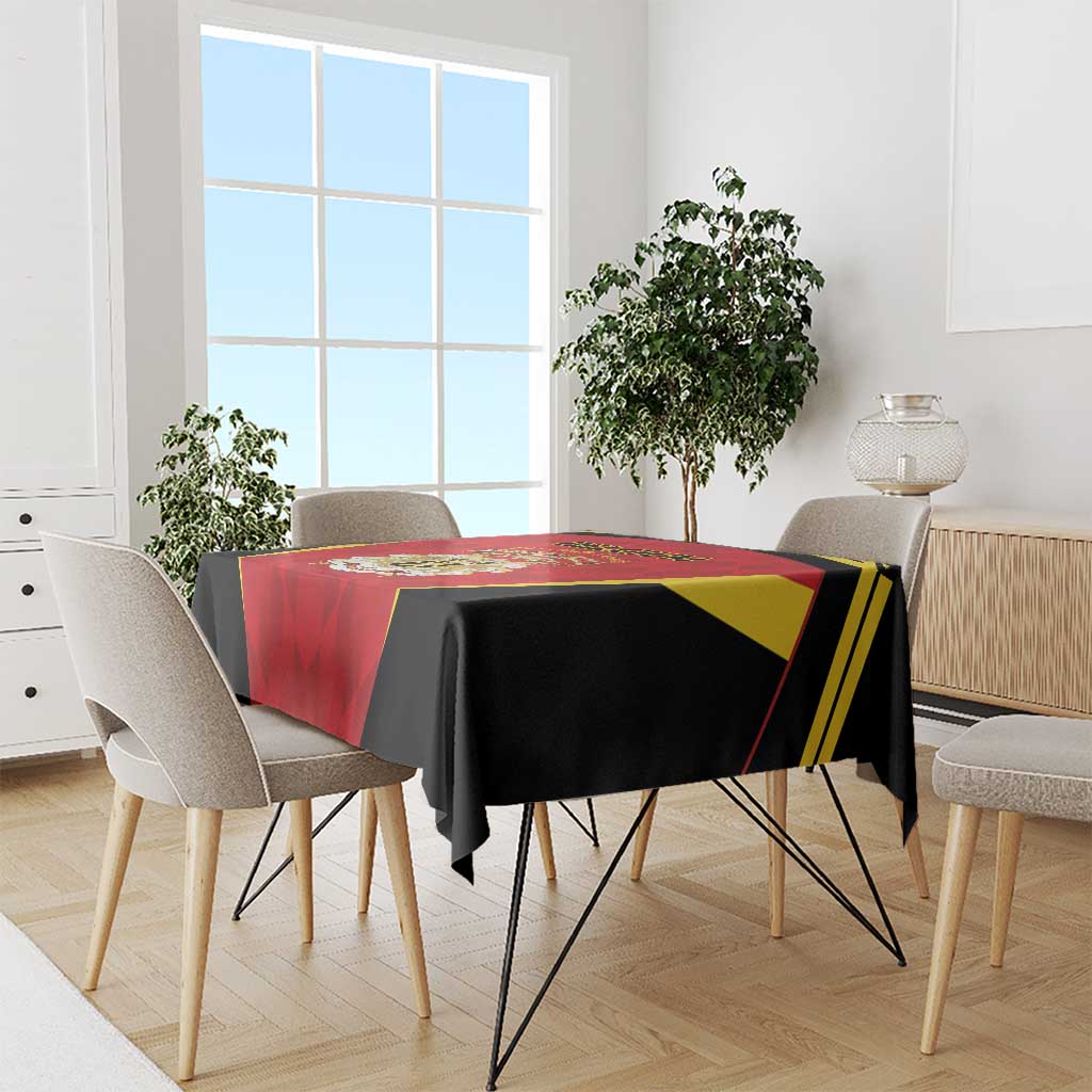 Belgium Football 2026 Tablecloth Red Devils Pride - Wonder Print Shop