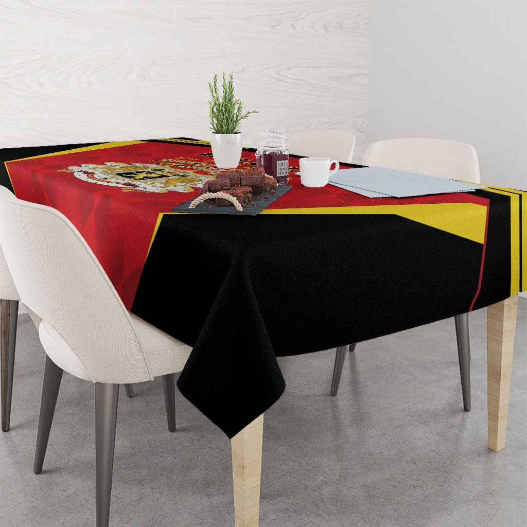 Belgium Football 2026 Tablecloth Red Devils Pride - Wonder Print Shop