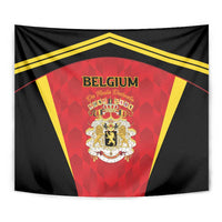 Belgium Football 2026 Tapestry Red Devils Pride - Wonder Print Shop