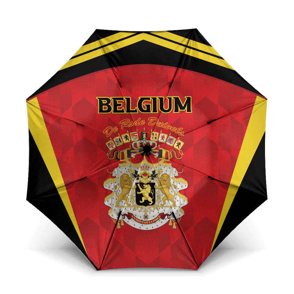Belgium Football 2026 Umbrella Red Devils Pride - Wonder Print Shop