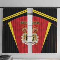 Belgium Football 2026 Window Curtain Red Devils Pride - Wonder Print Shop