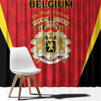 Belgium Football 2026 Window Curtain Red Devils Pride - Wonder Print Shop