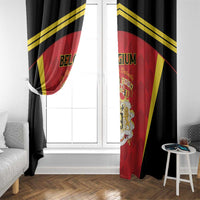 Belgium Football 2026 Window Curtain Red Devils Pride - Wonder Print Shop