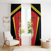 Belgium Football 2026 Window Curtain Red Devils Pride - Wonder Print Shop