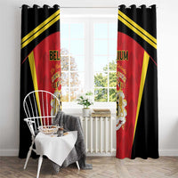 Belgium Football 2026 Window Curtain Red Devils Pride - Wonder Print Shop
