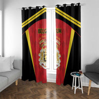 Belgium Football 2026 Window Curtain Red Devils Pride - Wonder Print Shop
