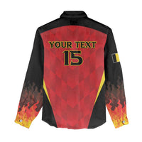 Custom Belgium Football 2026 Women Casual Shirt Red Devils Pride - Wonder Print Shop