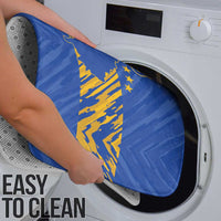 Kosovo Football 2026 Bathroom Set Rising Nation Blue Gold - Wonder Print Shop