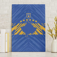 Kosovo Football 2026 Canvas Wall Art Rising Nation Blue Gold - Wonder Print Shop