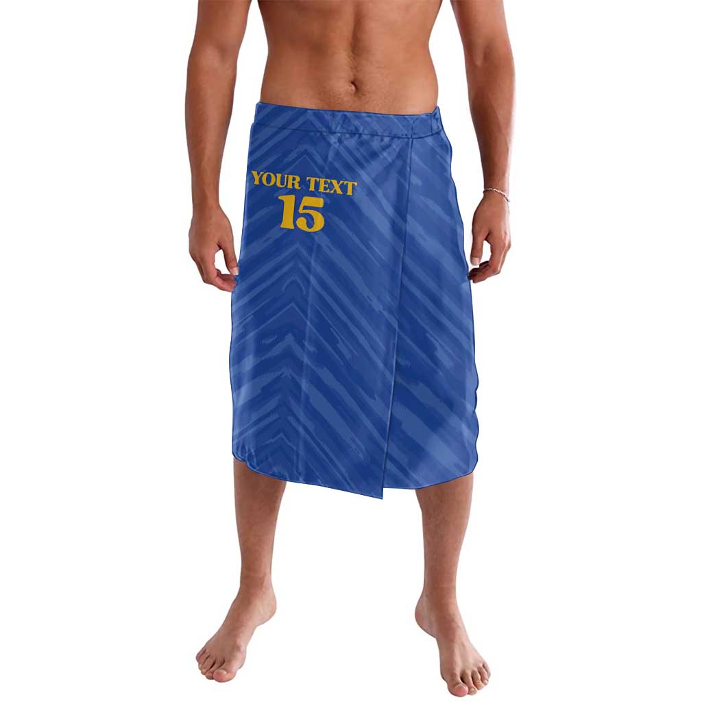 Custom Kosovo Football 2026 Lavalava Rising Nation Blue Gold - Wonder Print Shop