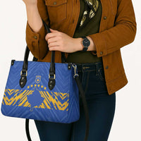 Kosovo Football 2026 Leather Bag Rising Nation Blue Gold - Wonder Print Shop