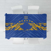 Kosovo Football 2026 Tablecloth Rising Nation Blue Gold - Wonder Print Shop