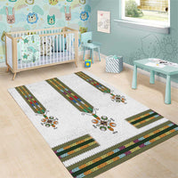 Ethiopian Traditional Habesha Costume Area Rug Cross With Tilet Pattern