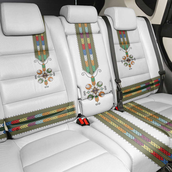 Afro Ethiopia Christmas Car Seat Cover Melkam Gena Yegena Abat LT05