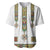 Ethiopian Traditional Habesha Costume Baseball Jersey Cross With Tilet Pattern