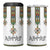 Ethiopian Traditional Habesha Costume 4 in 1 Can Cooler Tumbler Cross With Tilet Pattern