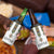 Ethiopian Traditional Habesha Costume 4 in 1 Can Cooler Tumbler Cross With Tilet Pattern