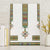 Ethiopian Traditional Habesha Costume Canvas Wall Art Cross With Tilet Pattern