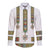 Ethiopian Traditional Habesha Costume Long Sleeve Button Shirt Cross With Tilet Pattern