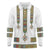 Ethiopian Traditional Habesha Costume Long Sleeve Polo Shirt Cross With Tilet Pattern